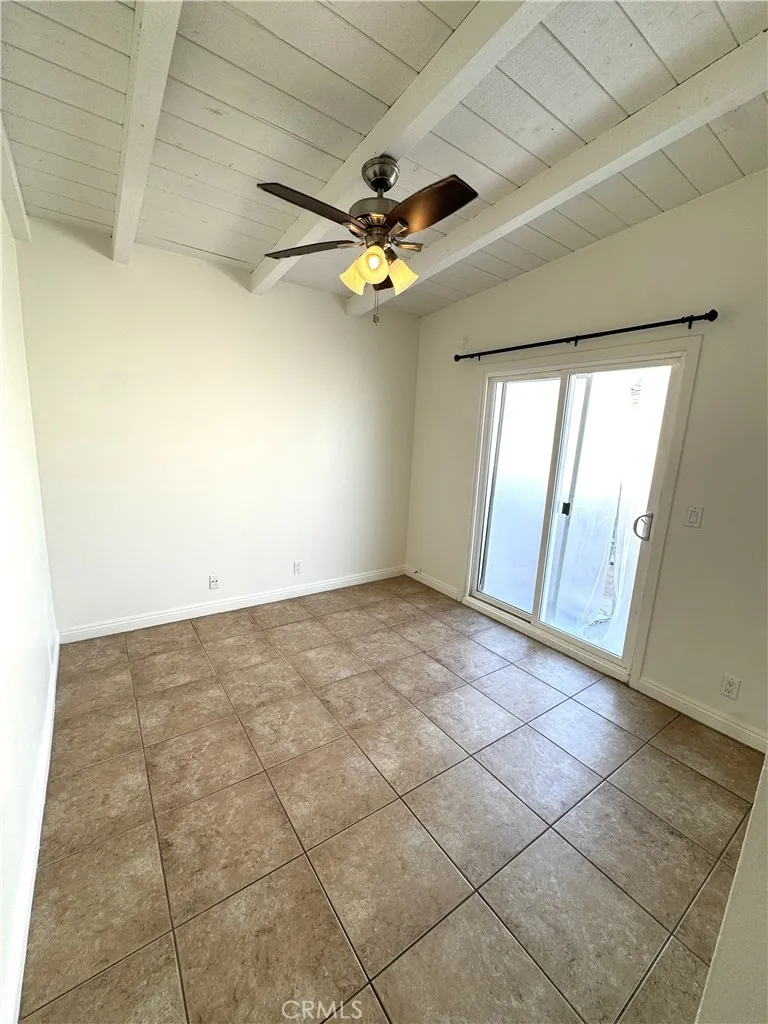 3rd Bedroom with Slider to the back balcony