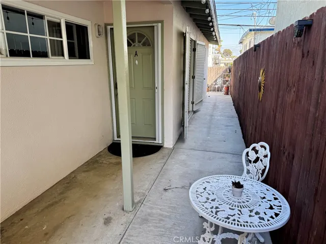 Outside sitting area.