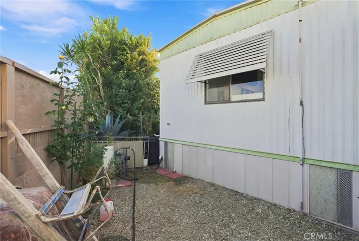 Backyard area