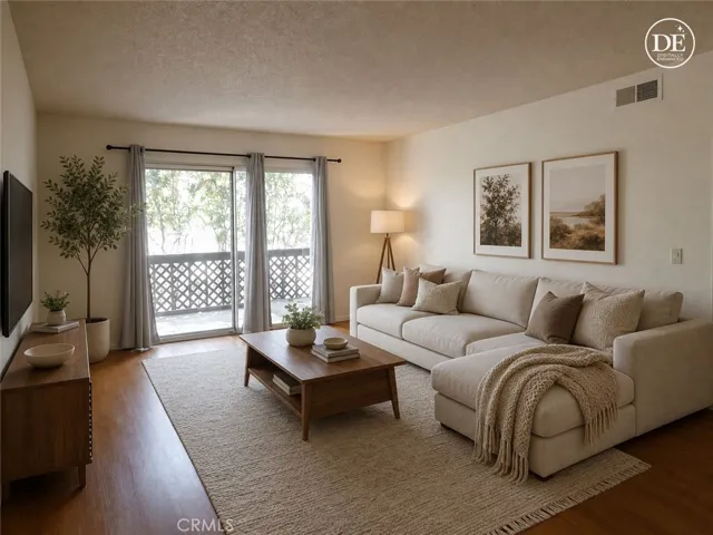 Virtually Staged Living Room