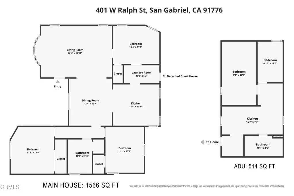 FLOOR PLAN 401 W Ralph St