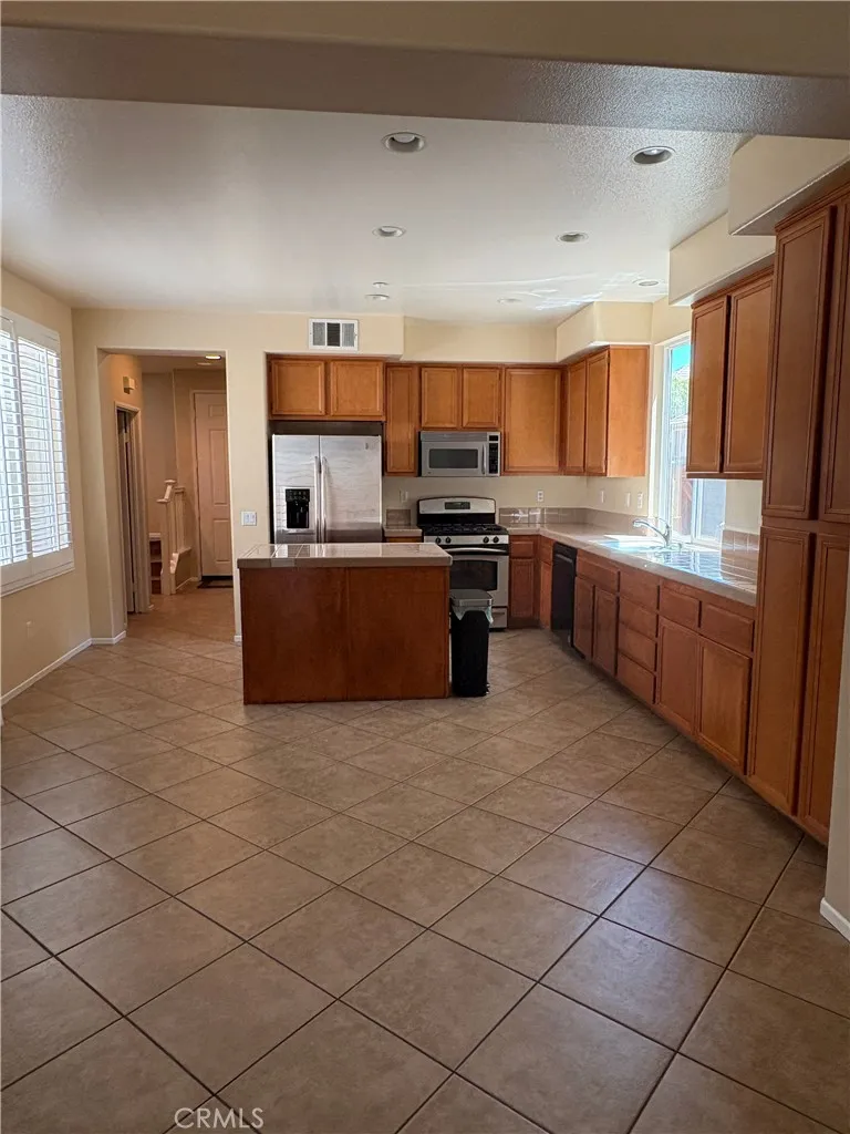 Kitchen view from living room
