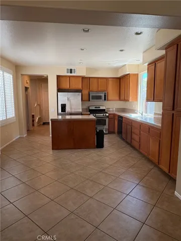 Kitchen view from living room