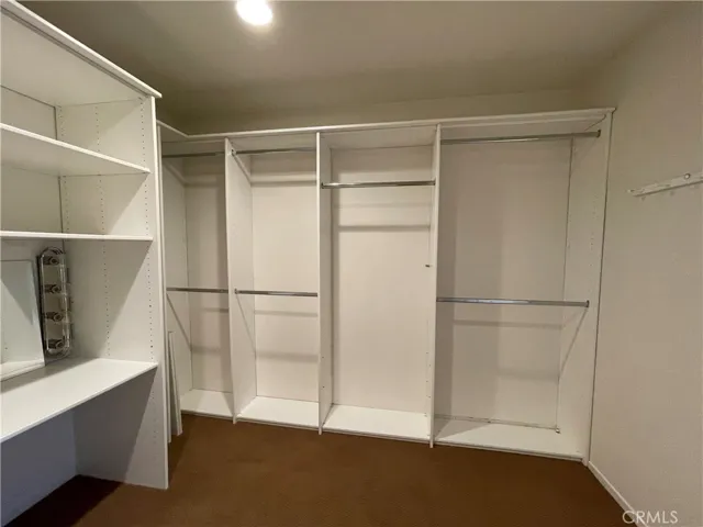 Right side of primary bedroom closet