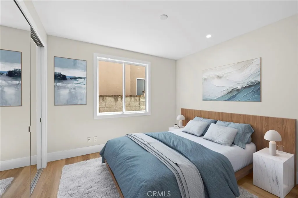 Virtually Staged Main Floor Bedroom