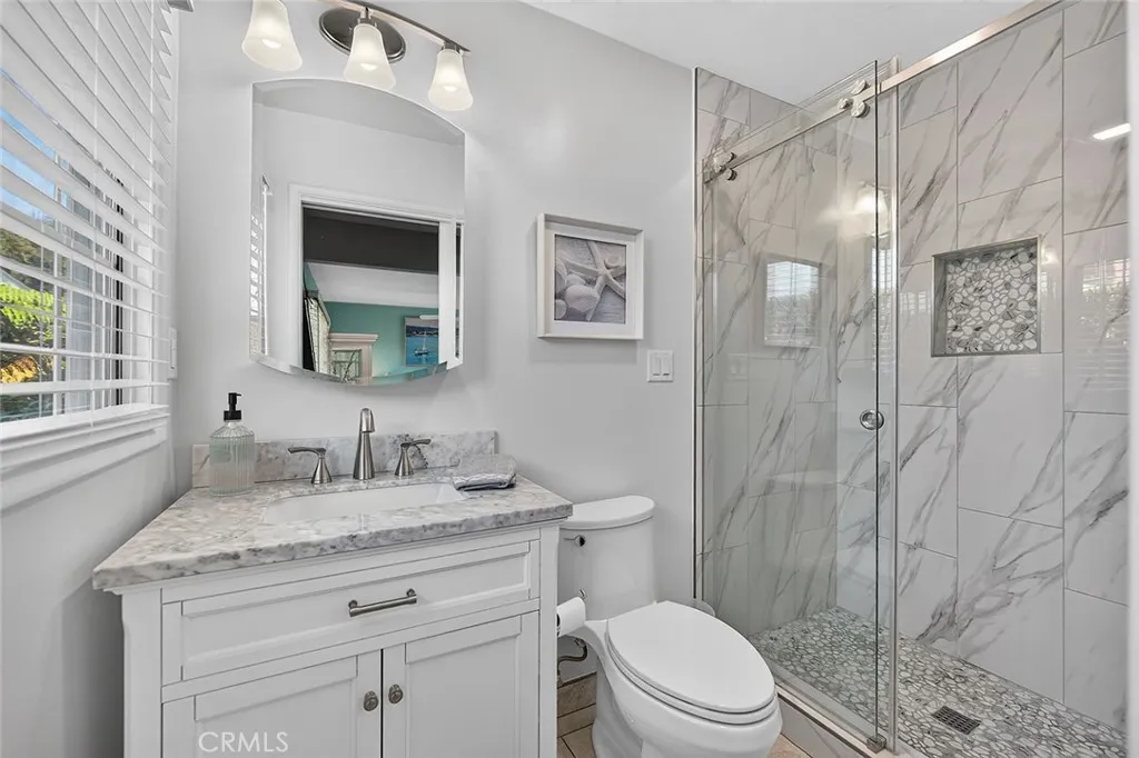 Primary bathroom, recently remodeled