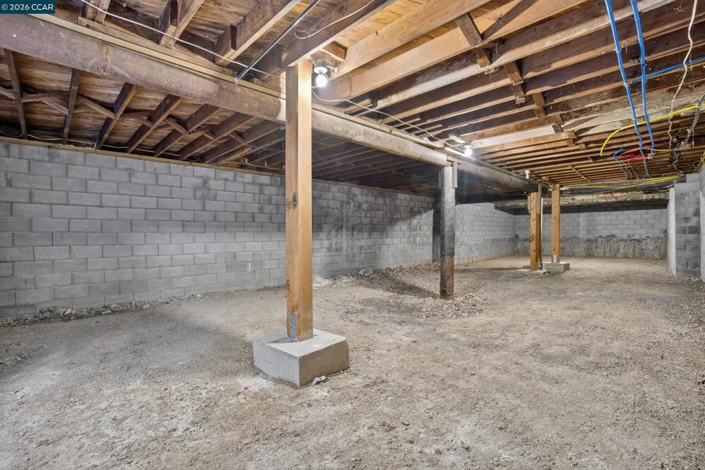 Basement it about 8 ft. high