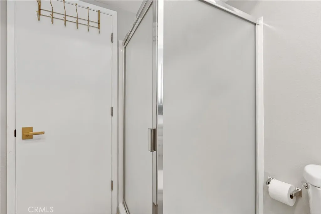 Walk-in shower in guest bathroom Walk-in shower in guest bathroom