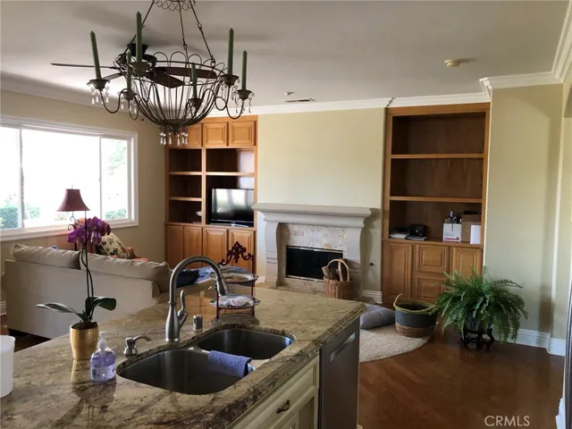 Cozy family room/fireplace