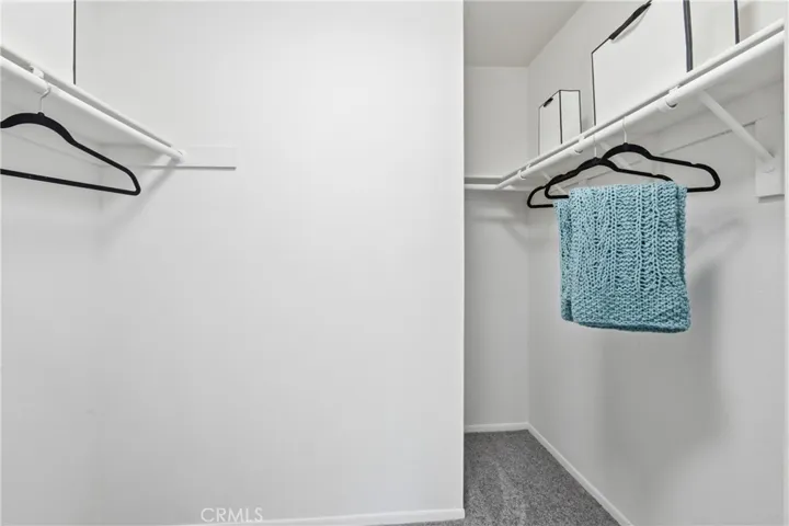 Walk-in closet for primary bedroom
