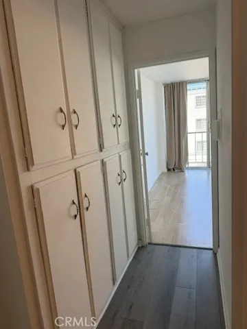 Storage along hallway to bedroom