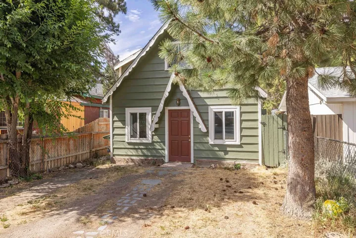 The front of your little cabin room to park