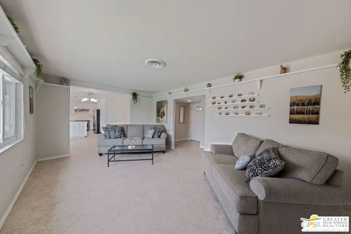 Living Area opens to Dining Ar