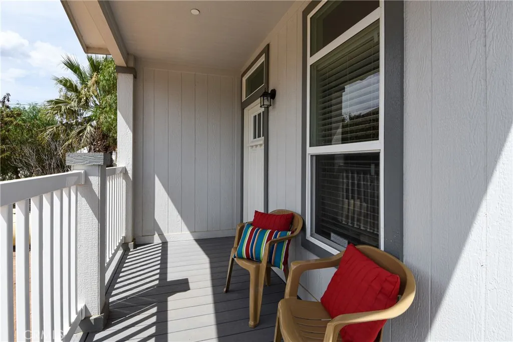 Cozy front porch