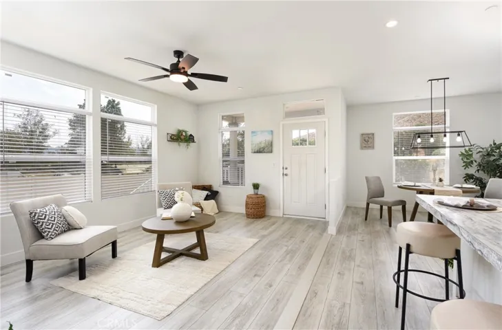 Spacious open concept