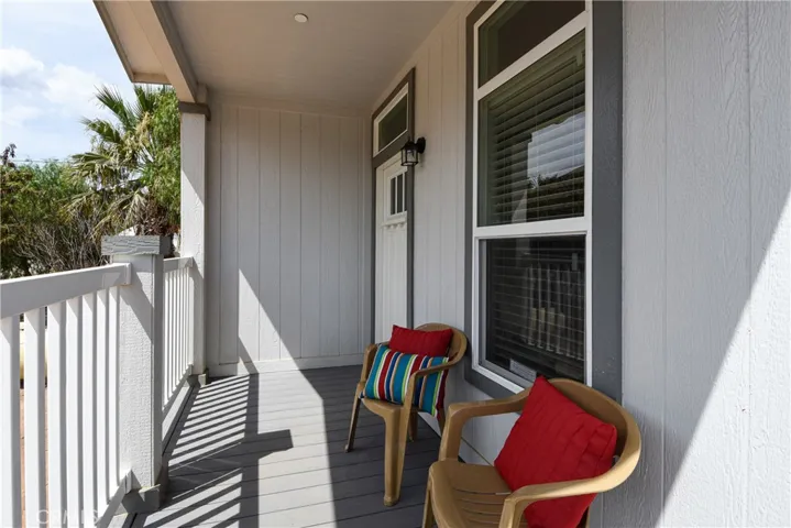 Cozy front porch