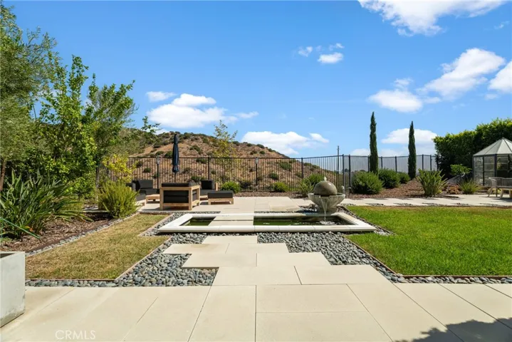 back yard from California room