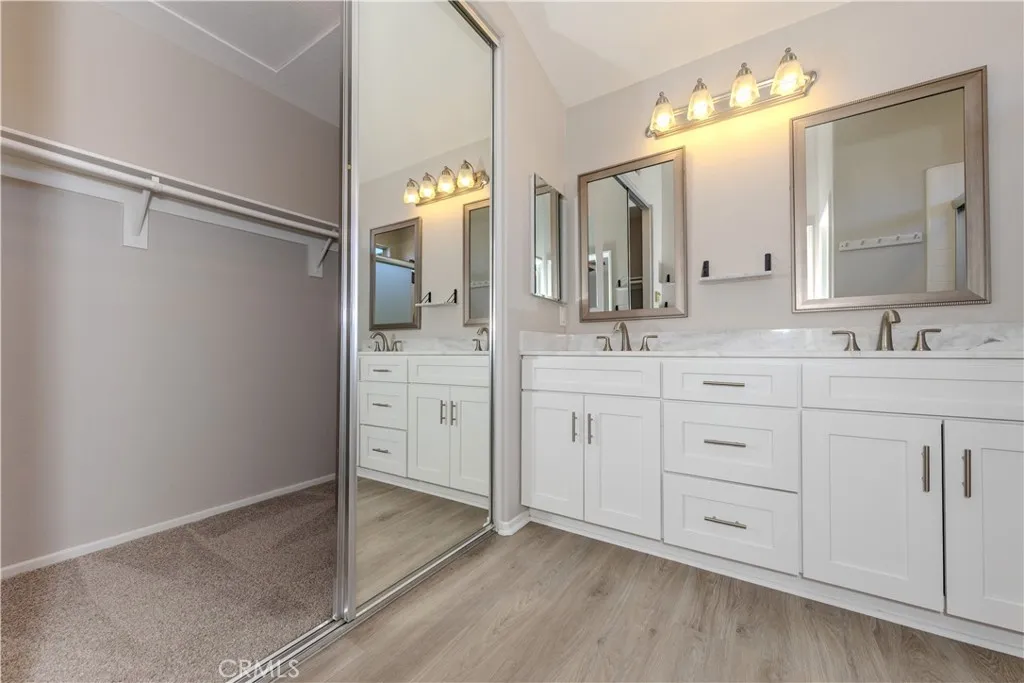 Primary bath and large closet!