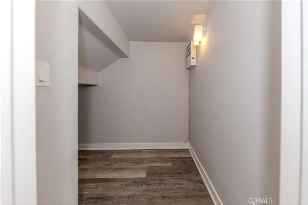 Extra storage under the staircase!