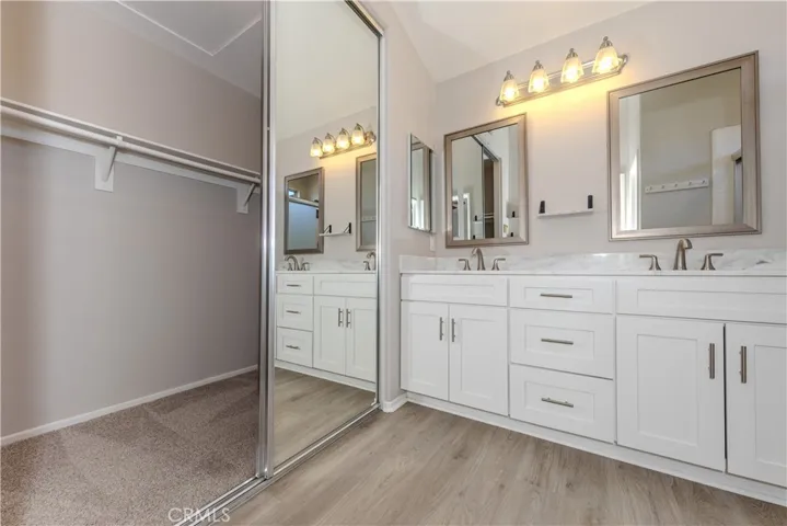 Primary bath and large closet!