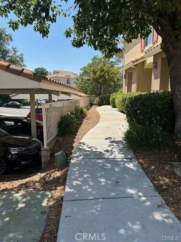 Walkway towards the unit