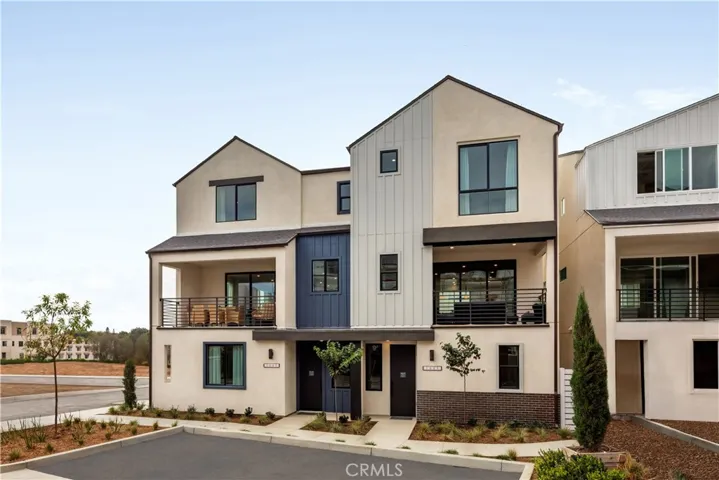 Exterior of model homes