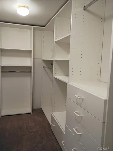 Master walk-in closet