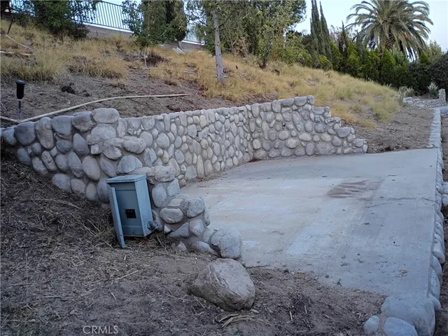 dedicated above-ground spa area