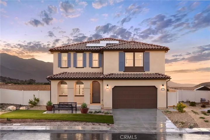 Photos shown are of the model home for this floor plan. Actual finishes, features, and landscaping may vary.