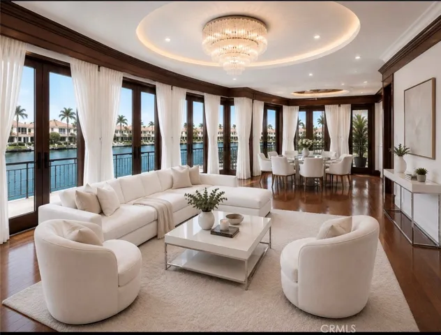 Living/Dining with Water Views