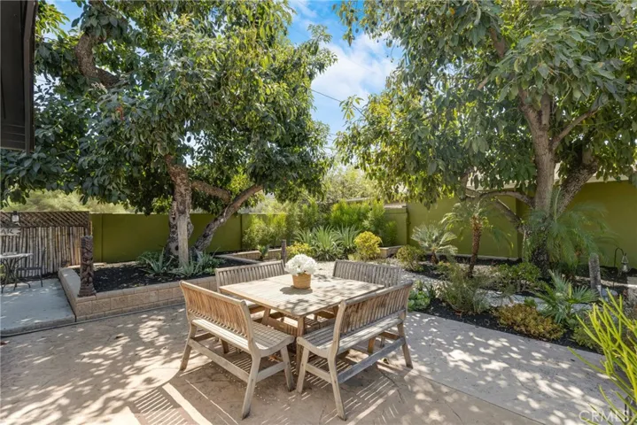 Back yard with ample entertaining space