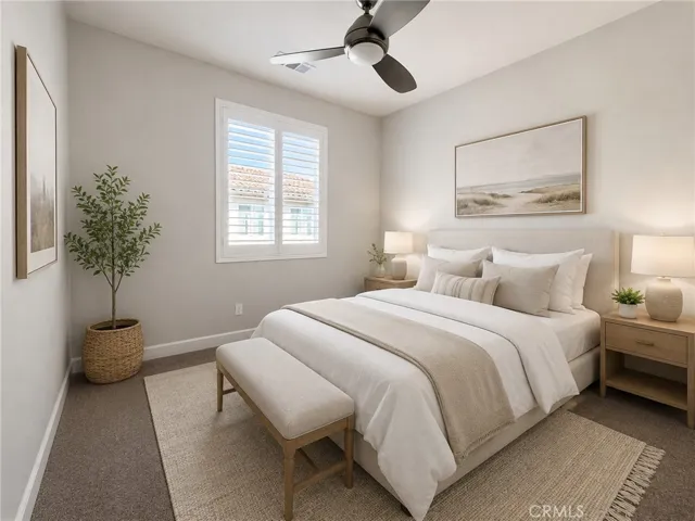Virtually Staged-Secondary Bedroom #2  on 3rd level
