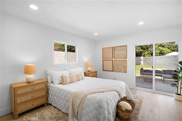 2 more downstairs bedrooms, one currently styled as an office, along with a beautiful guest bath with tub/shower combo.