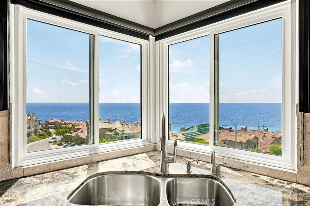 Panoramic Ocean Views Framed from the Kitchen Panoramic Ocean Views Framed from the Kitchen