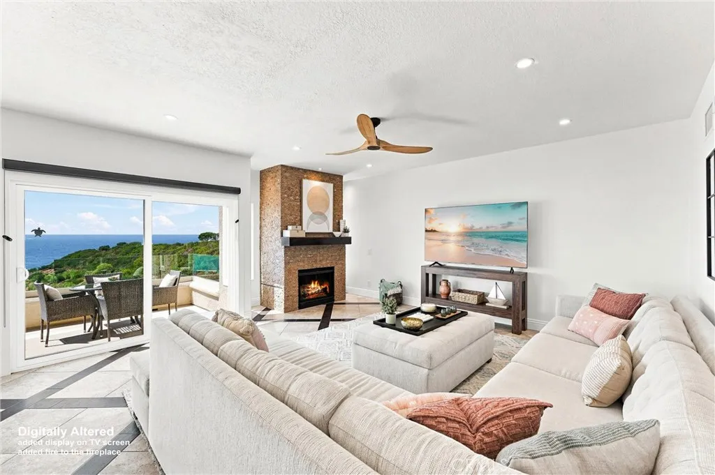 Plush oversized seating, fireplace, patio & expansive ocean views Plush oversized seating, fireplace, patio & expansive ocean views