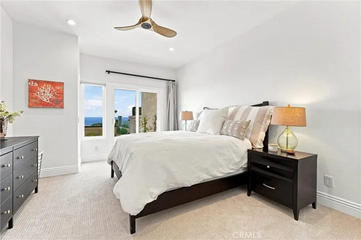 Downstairs Bedroom #2 with ocean views