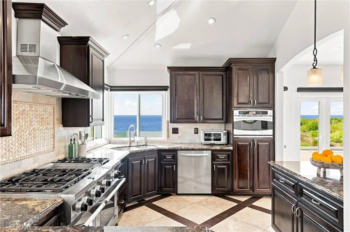 Stainless Steel Appliances in kitchen