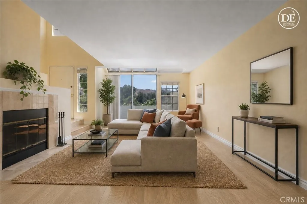 Living room-virtually Staged