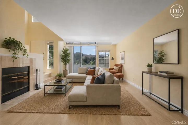 Living room-virtually Staged