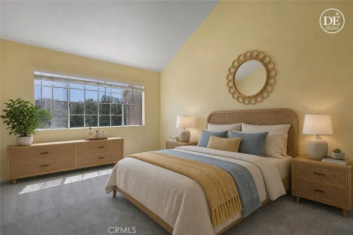 Primary Bedroom w ensuite-Virtually Staged