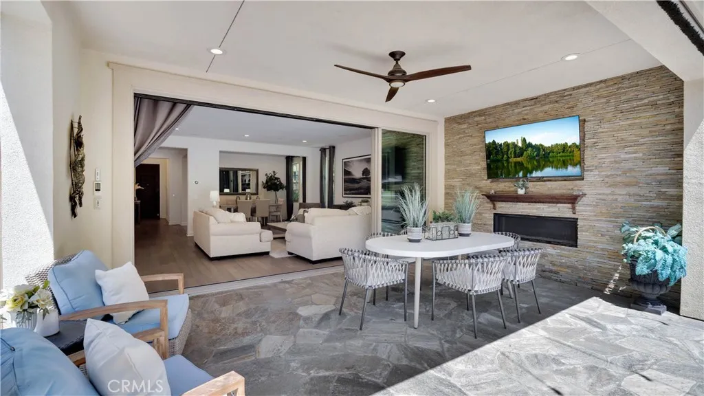 Additional view of the spacious California room and outdoor living area Additional view of the spacious California room and outdoor living area