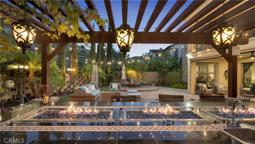 Covered outdoor living area