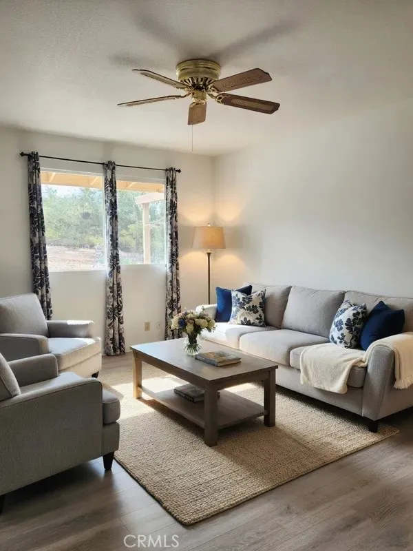 AI generated living room furniture placement