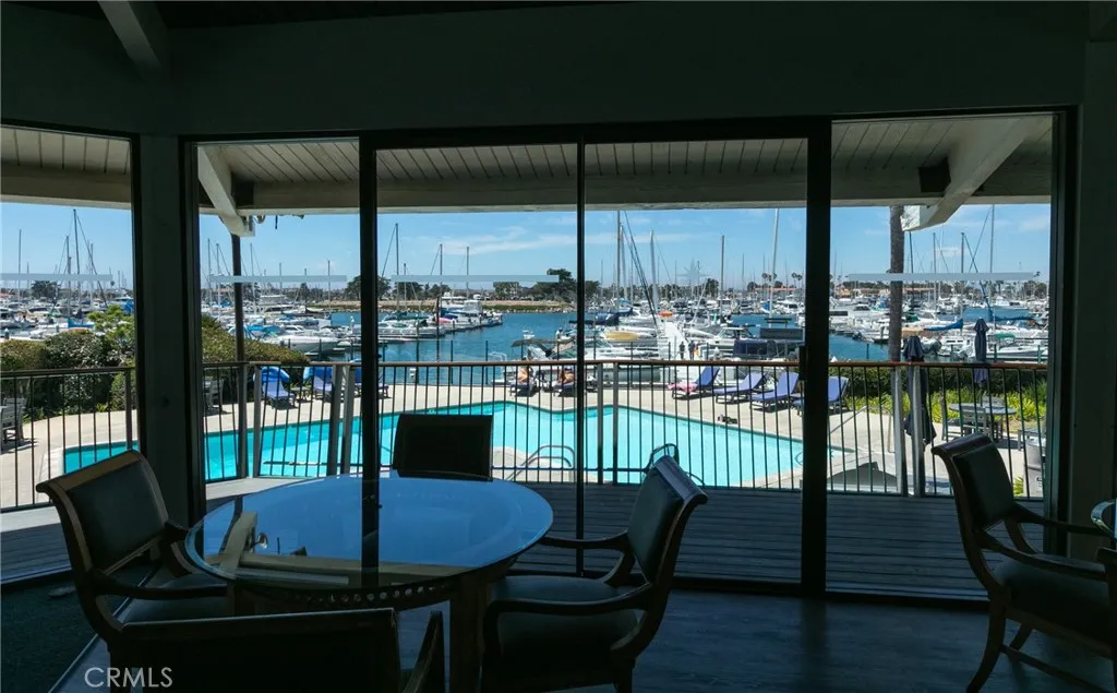 View of Marina Club Pool from Clubhouse