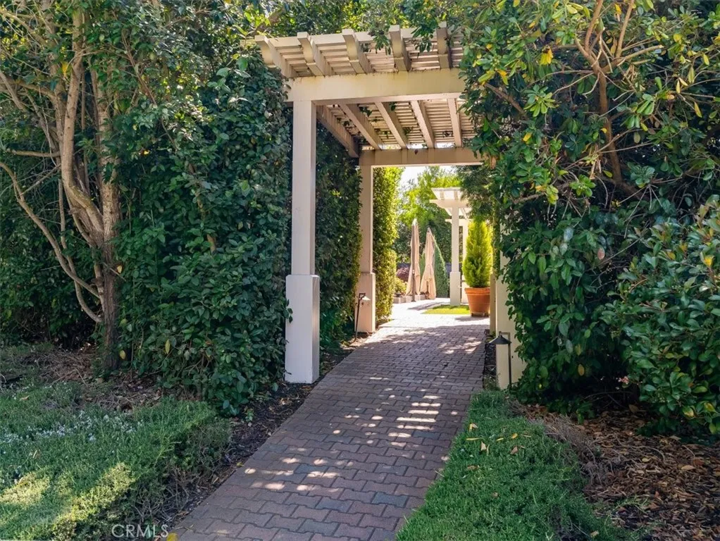 Entry to Bocce Courts