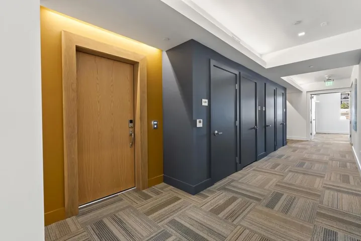 Private storage closet conveniently located right outside the front door.