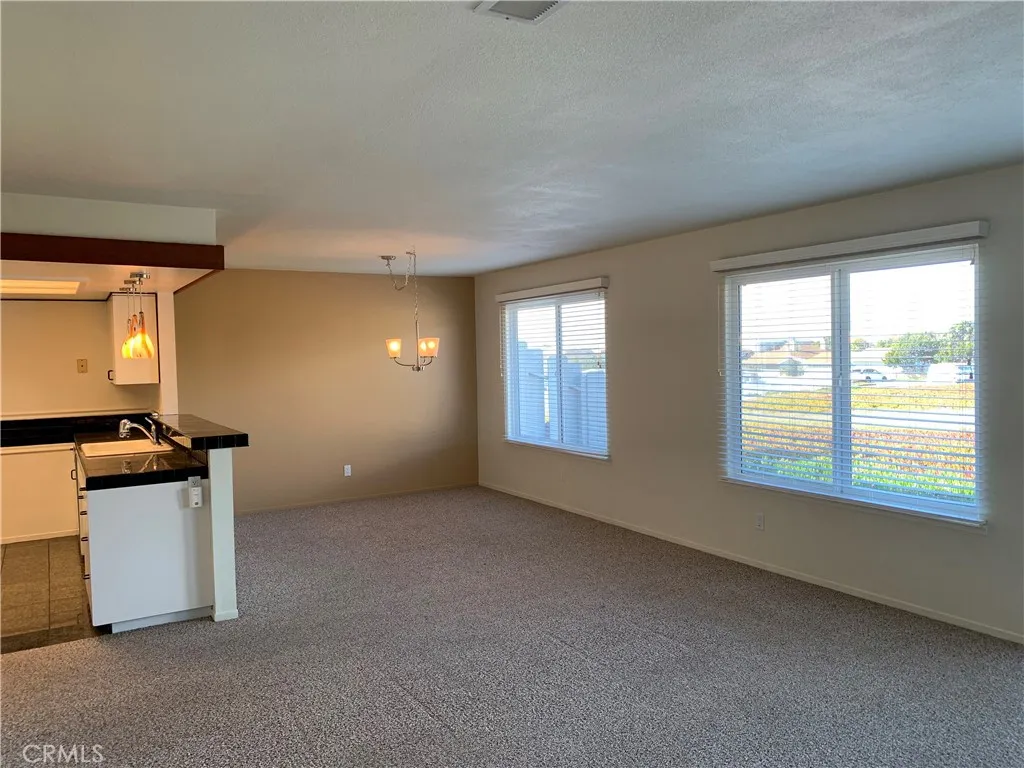 Dining area and kitchen