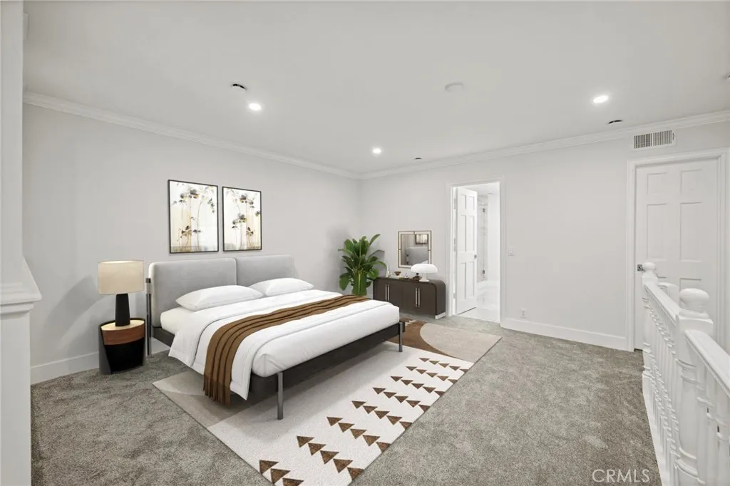 Primary Suite - Virtually staged