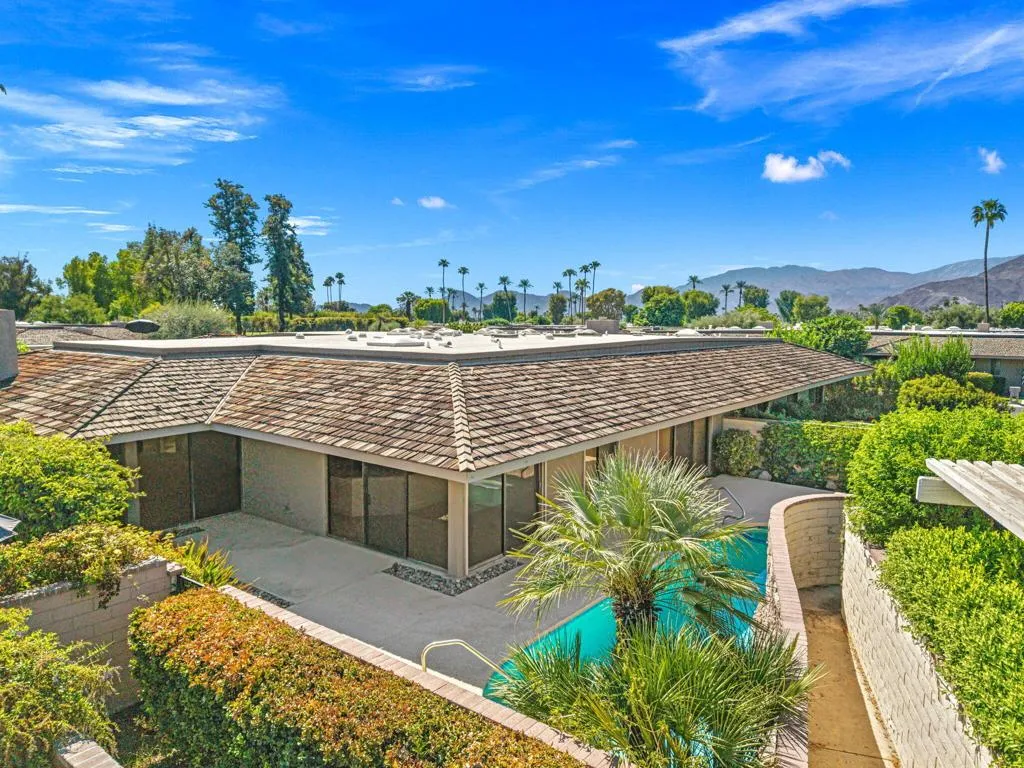 Aerial of Backyard