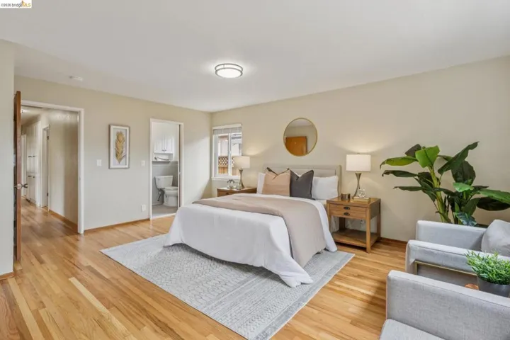 Wood-finish flooring throughout